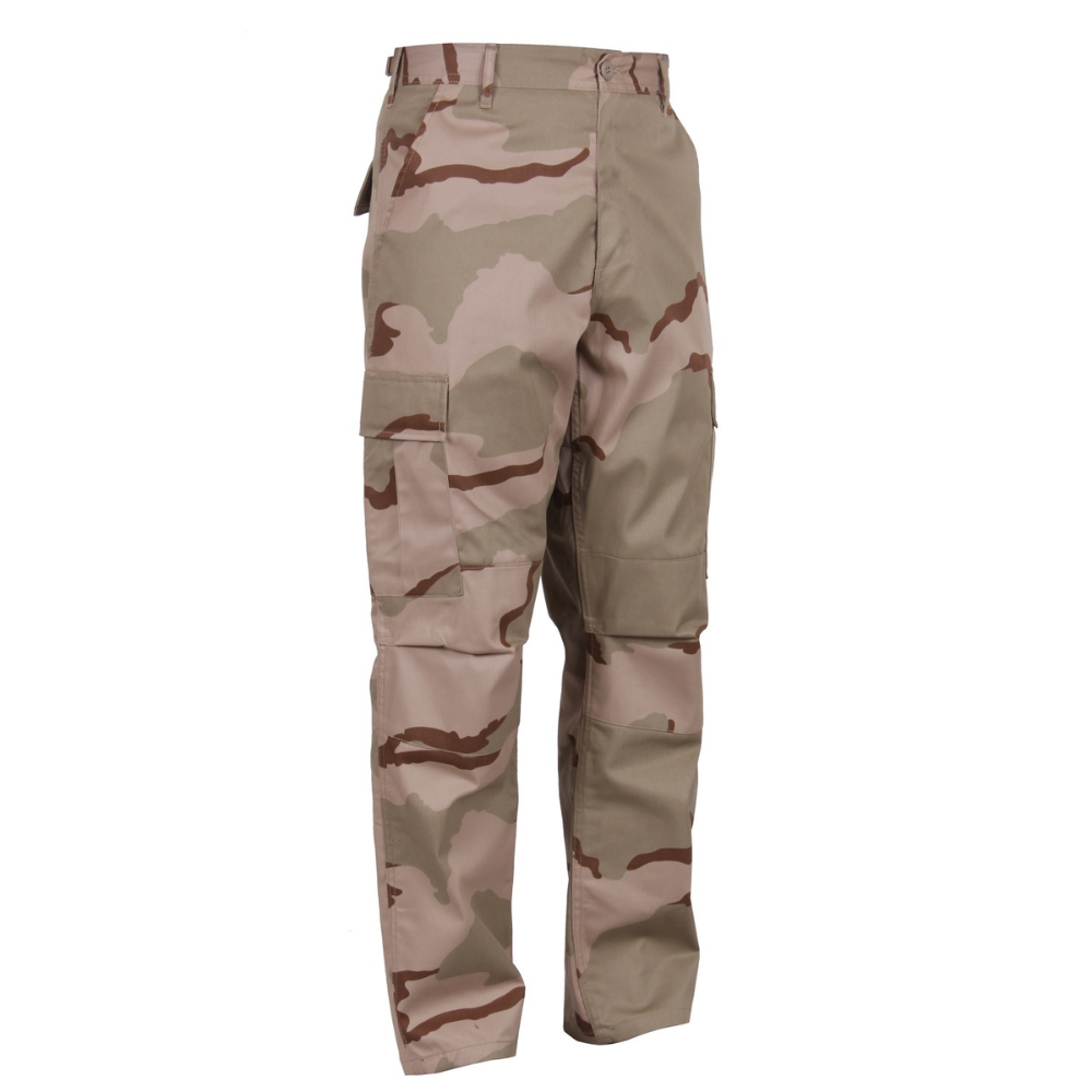 Rothco Camo Tactical BDU Pants Regular Inseam (Tri-Color Desert Camo) - 1