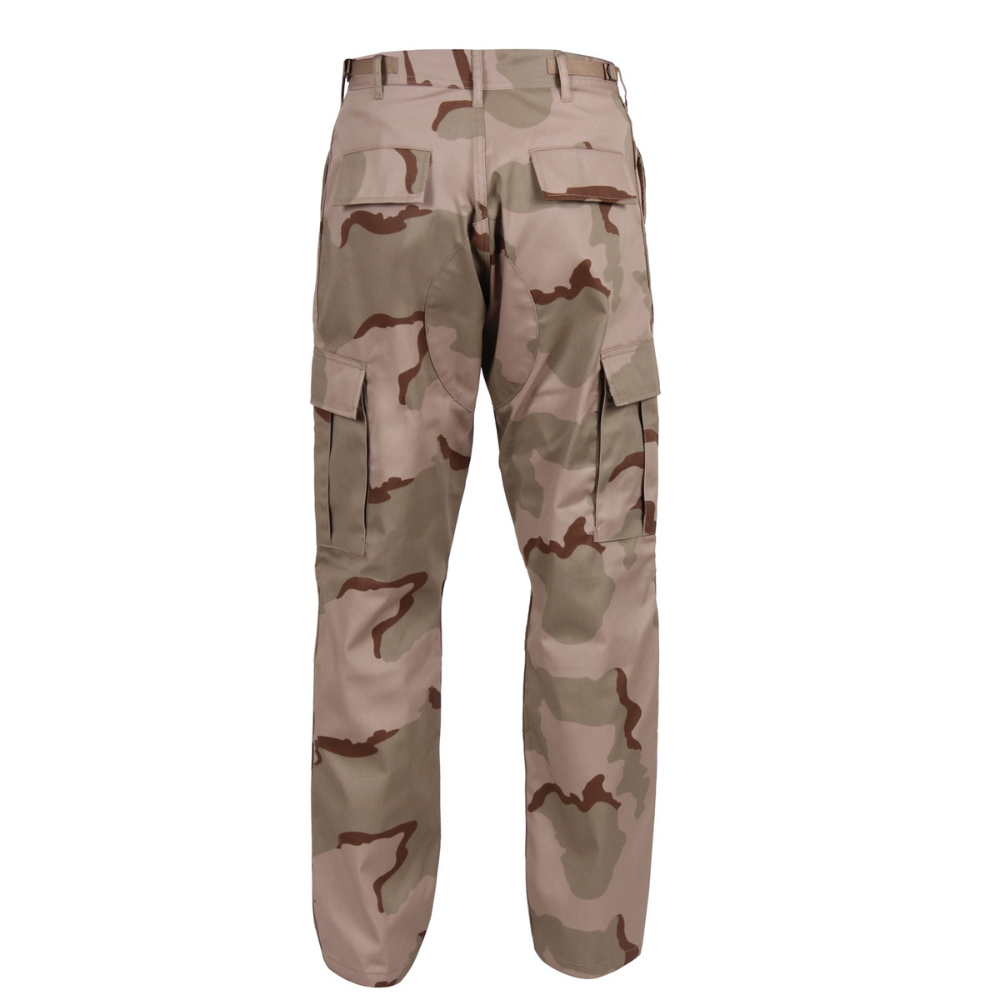 Rothco Camo Tactical BDU Pants Regular Inseam (Tri-Color Desert Camo) - 2