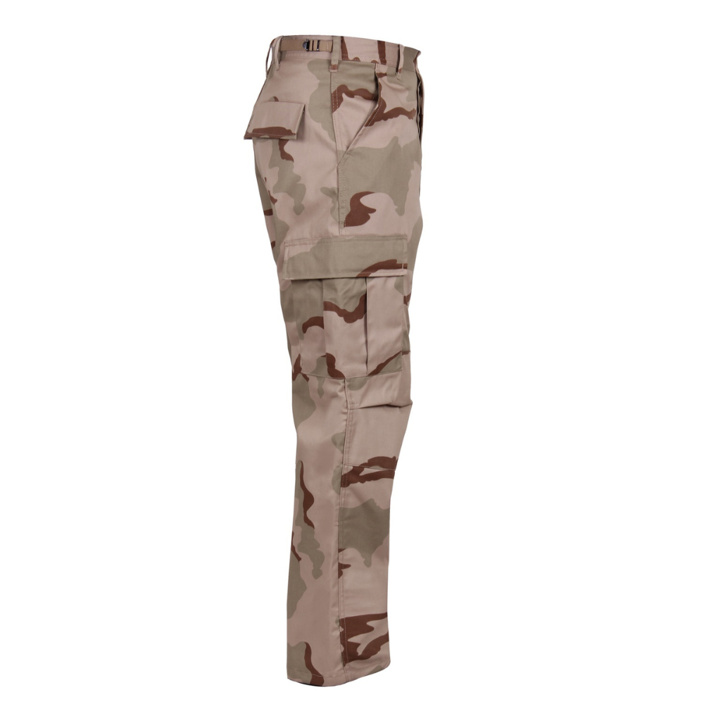 Rothco Camo Tactical BDU Pants Regular Inseam (Tri-Color Desert Camo) - 3