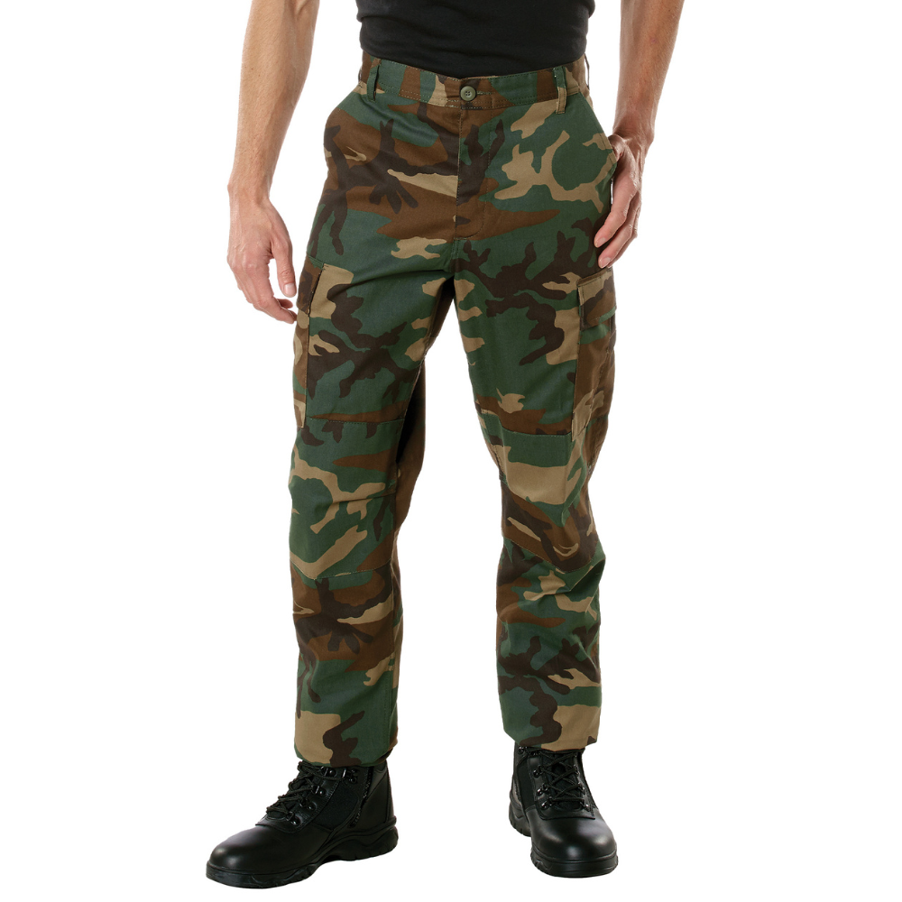 Rothco Camo Tactical BDU Pants Regular Inseam (Woodland Camo) - 5