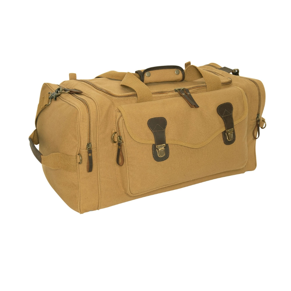 Rothco Canvas Long Weekend Bag | All Security Equipment - 6
