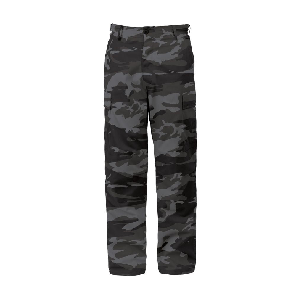 Rothco Color Camo Tactical BDU Pants (Black Camo)