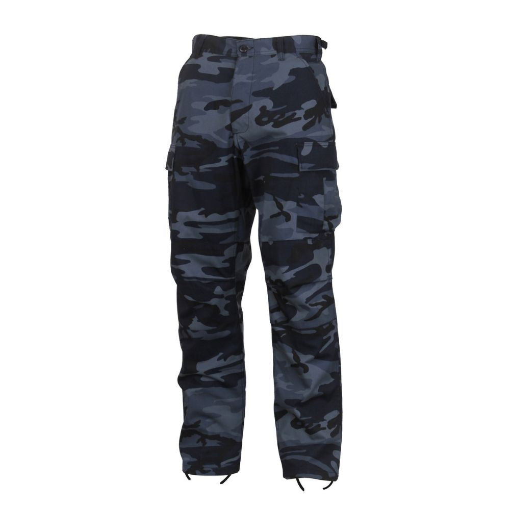 Rothco Color Camo Tactical BDU Pants (Midnight Blue Camo)