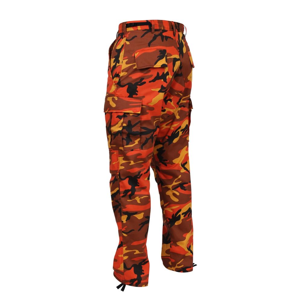 Rothco Color Camo Tactical BDU Pants (Savage Orange Camo)