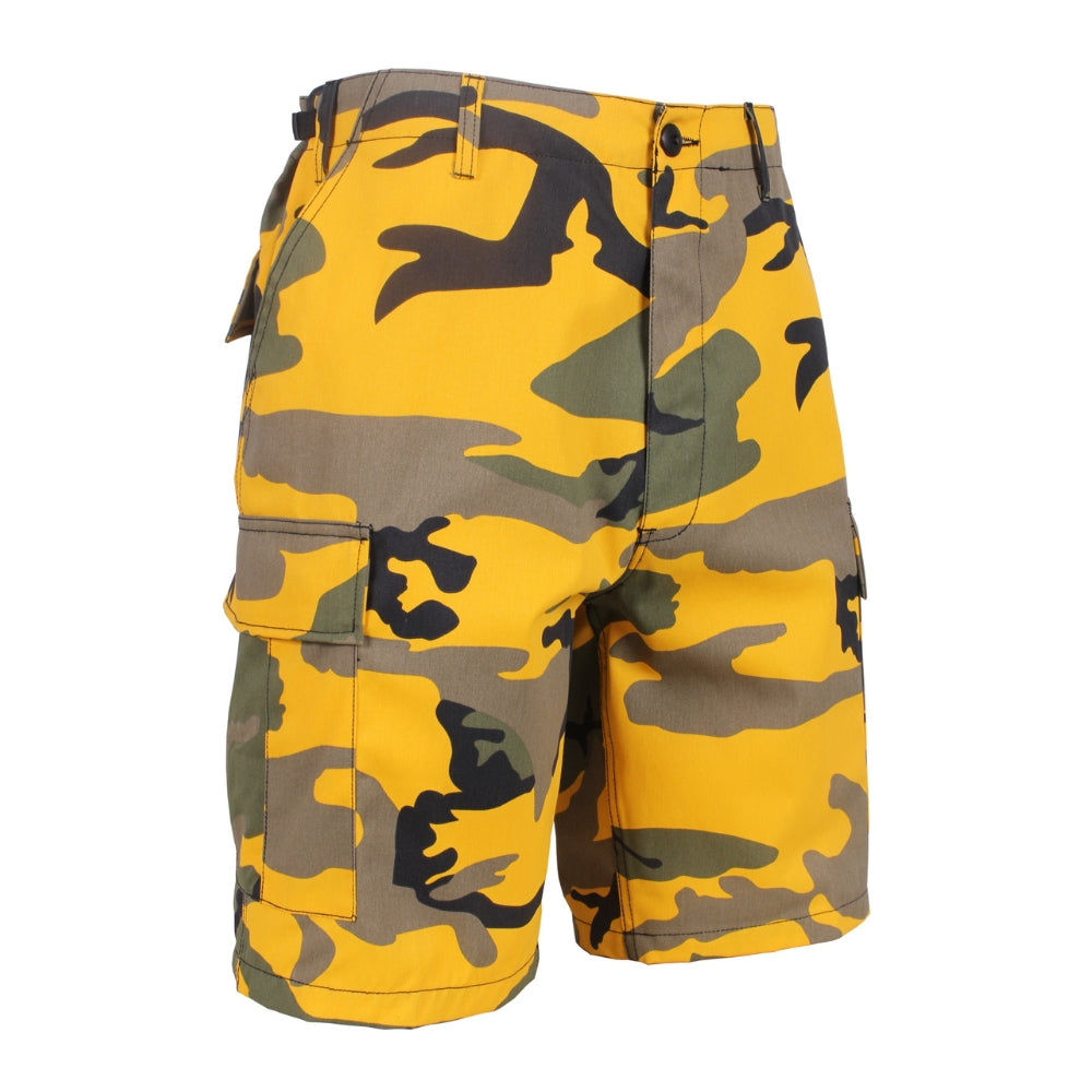 Rothco Colored Camo BDU Shorts (Stinger Yellow Camo)