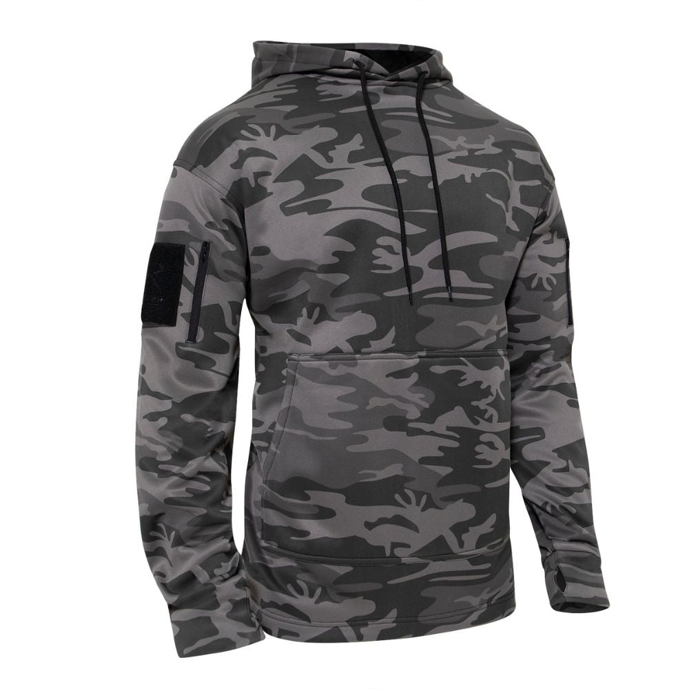 Rothco Concealed Carry Hoodie (Black Camo) | All Security Equipment