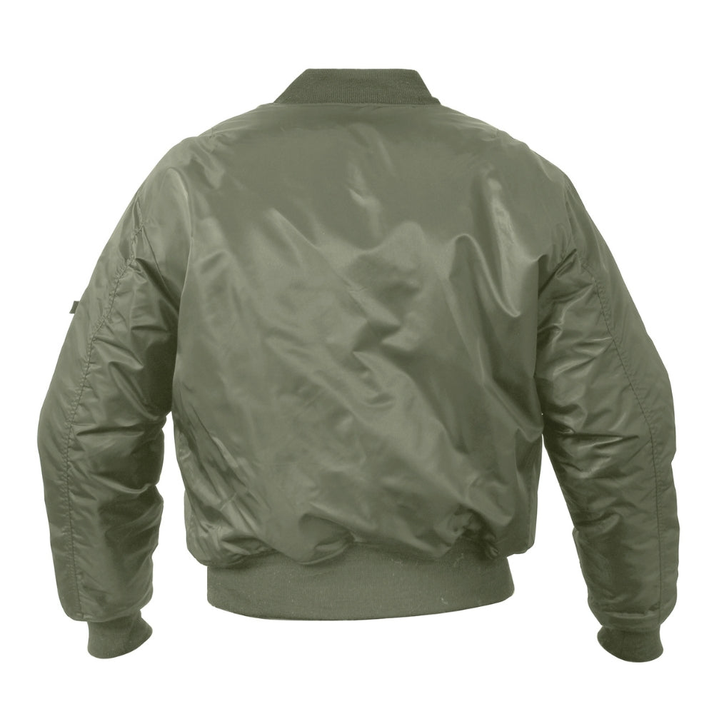 Rothco Concealed Carry MA-1 Flight Jacket (Sage Green) - 4