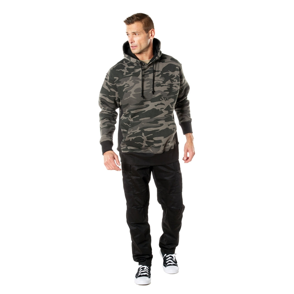 Rothco Every Day Pullover Hooded Sweatshirt (Black Camo) - 2