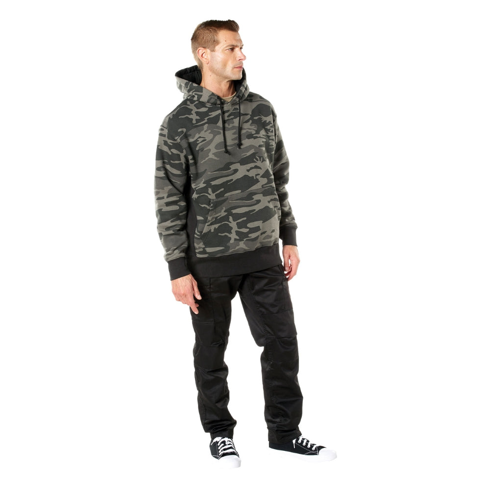Rothco Every Day Pullover Hooded Sweatshirt (Black Camo) - 3