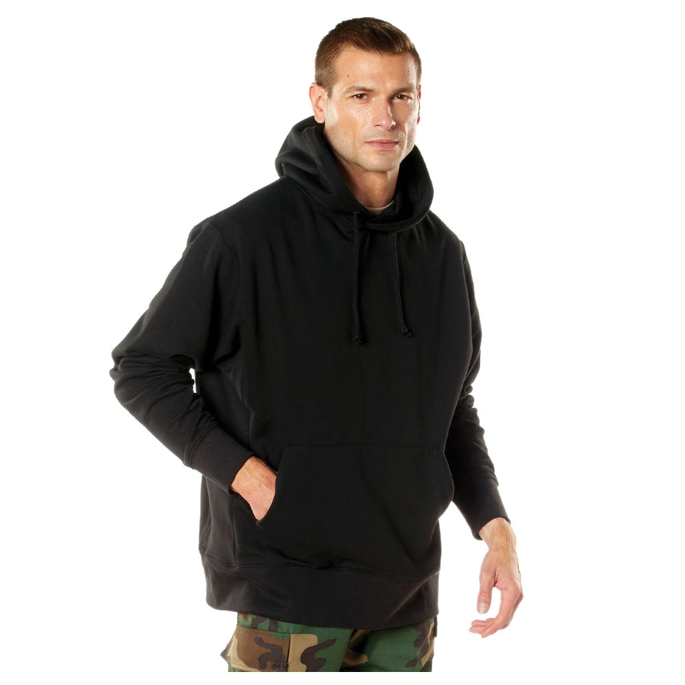 Rothco Every Day Pullover Hooded Sweatshirt (Black) - 1