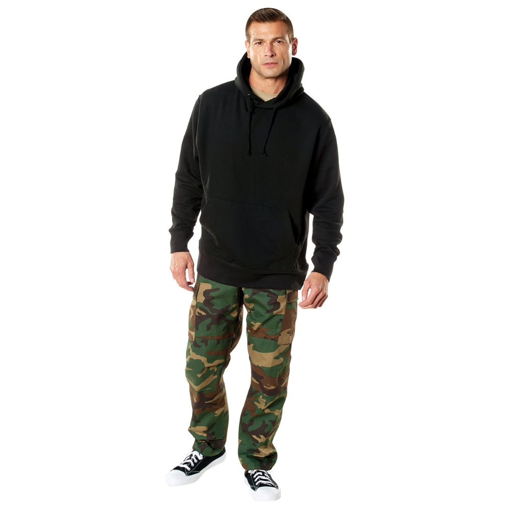 Rothco Every Day Pullover Hooded Sweatshirt (Black) - 2