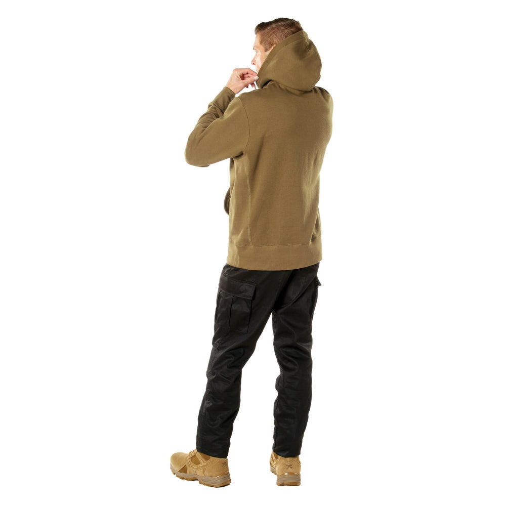 Rothco Every Day Pullover Hooded Sweatshirt (Coyote Brown) - 4