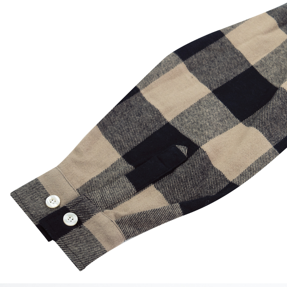 Rothco Extra Heavyweight Buffalo Plaid Flannel Shirt (Coyote Brown Plaid)