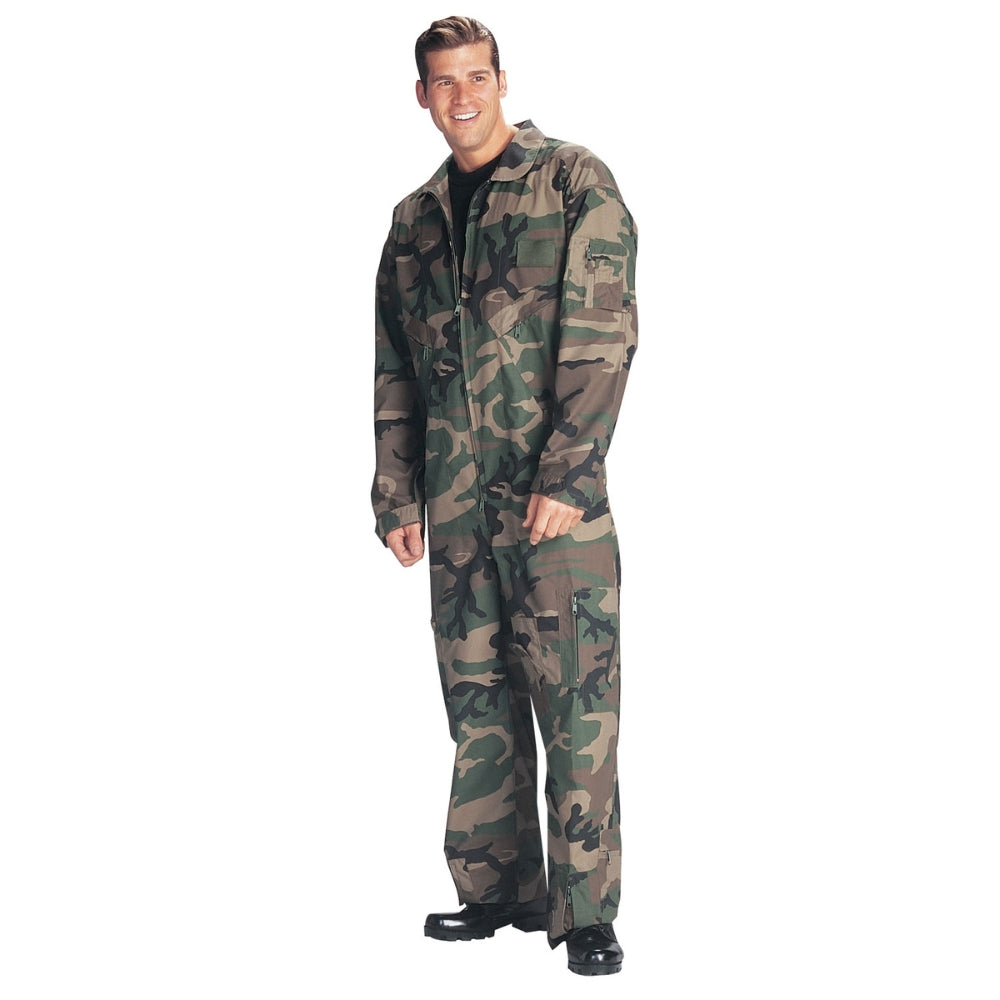 Rothco Flightsuits (Woodland Camo) | All Security Equipment - 2
