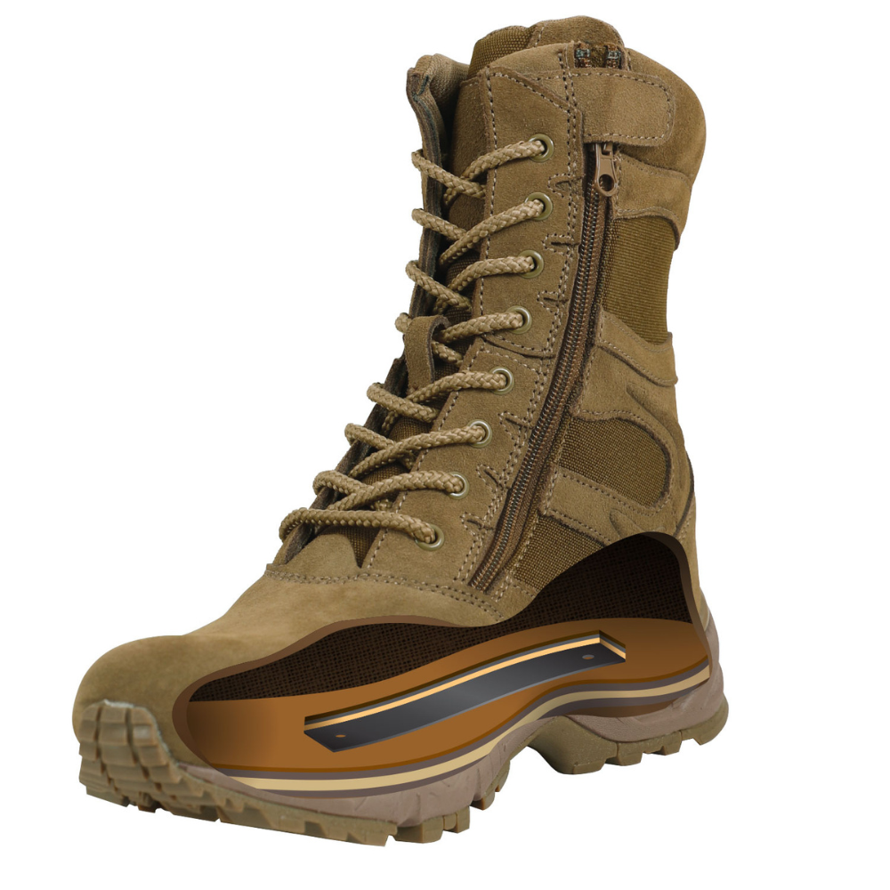 Rothco Forced Entry Steel Toe Boots Coyote Brown Rothco Forced