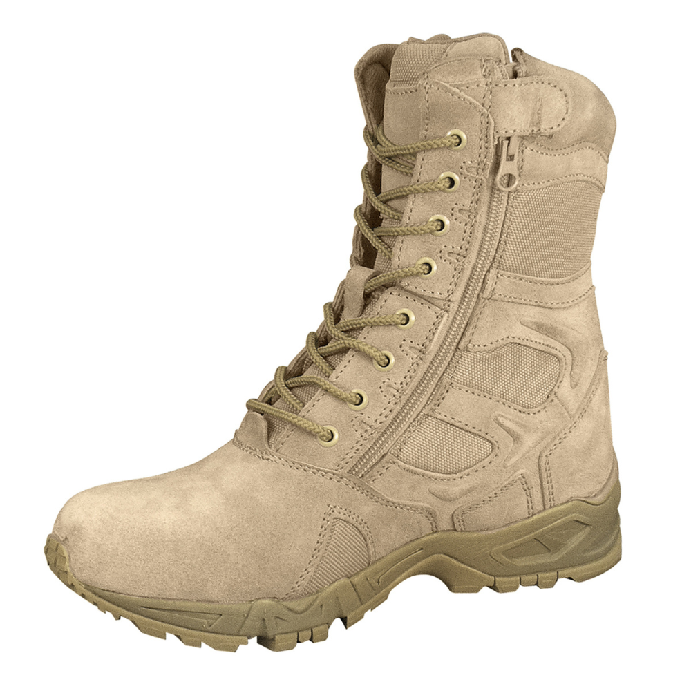 Rothco Forced Entry Deployment Boots With Side Zipper Regular (Tan) - 2