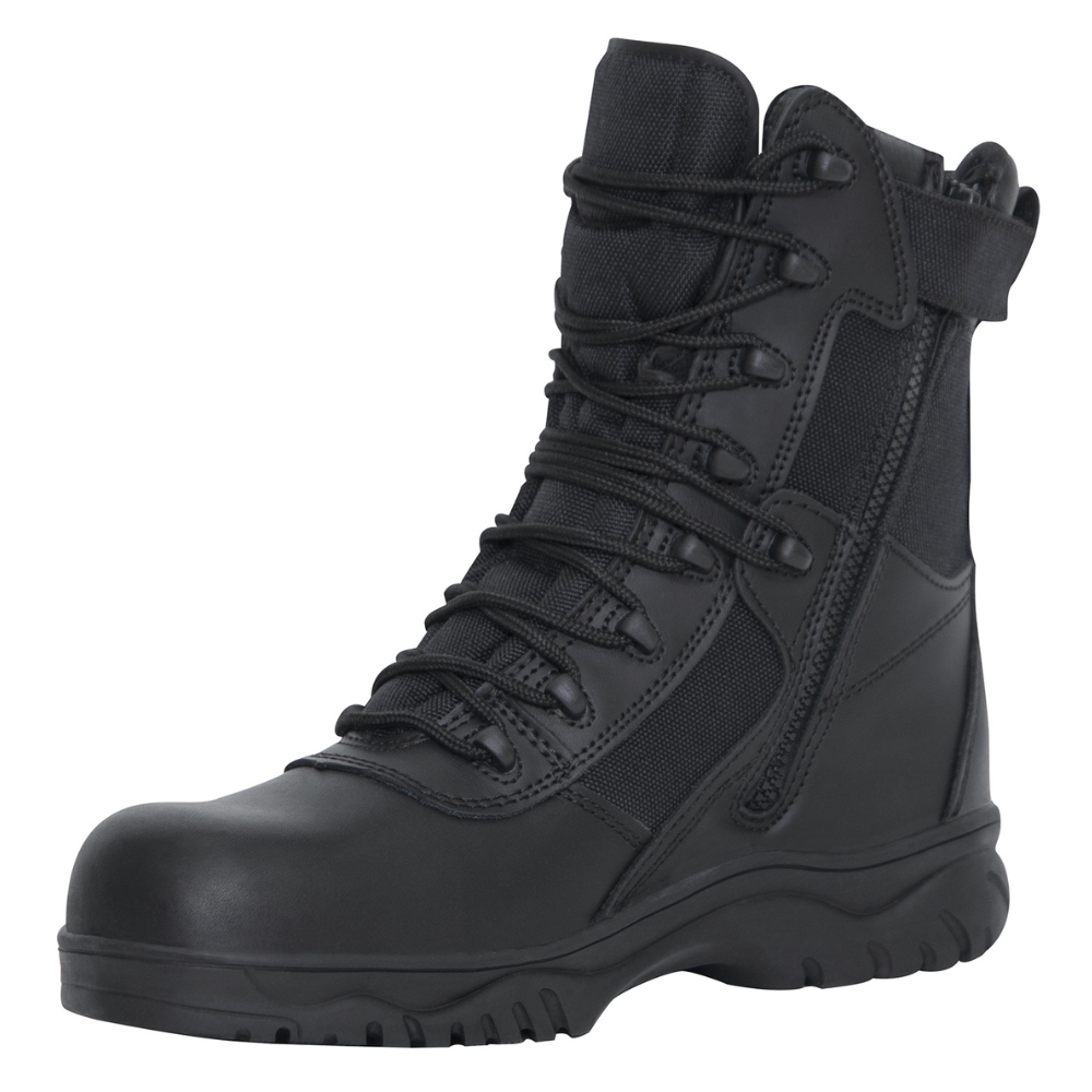 Rothco Forced Entry Tactical Boot with Side Zipper & Composite Toe - 2