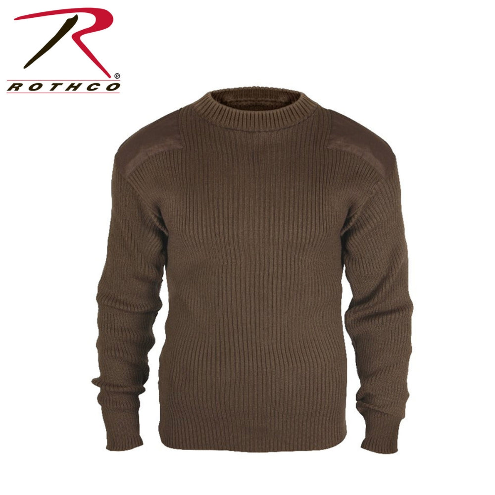 Rothco G.I. Style Acrylic Commando Sweater (Brown)
