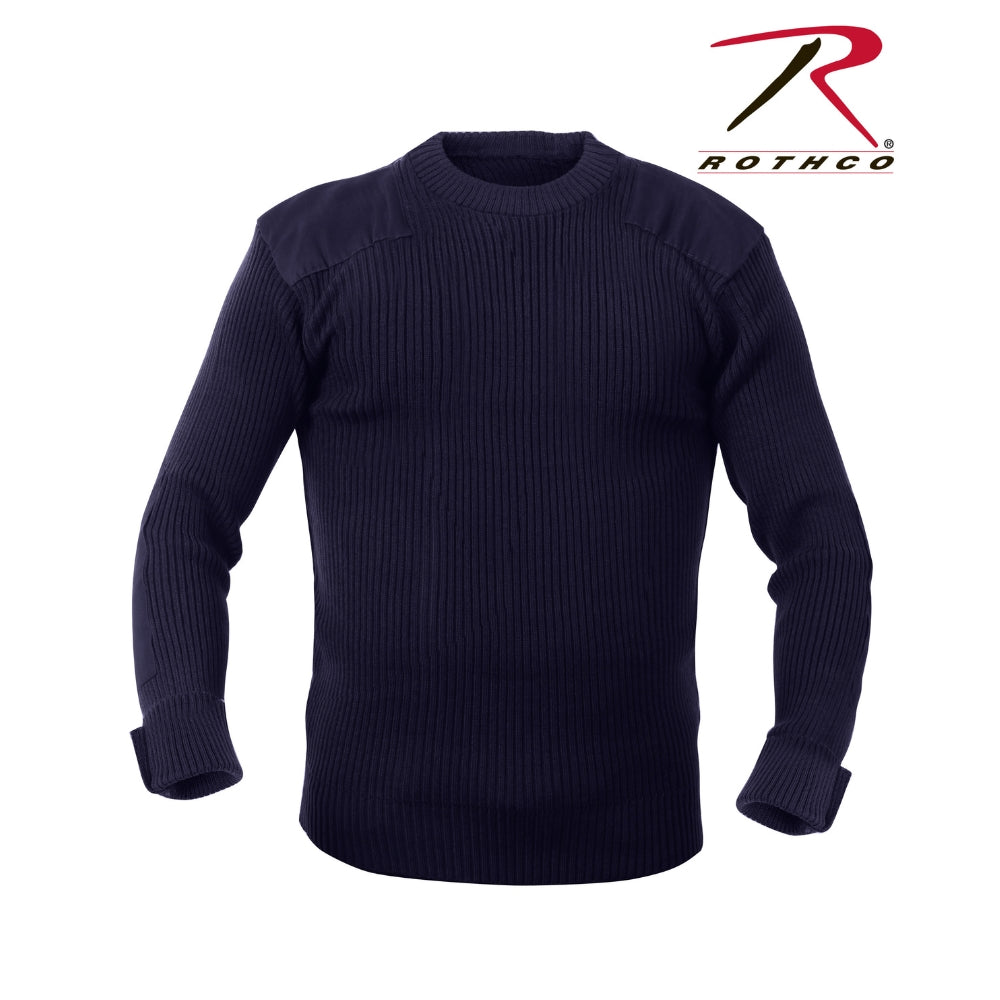 Rothco G.I. Style Acrylic Commando Sweater (Navy Blue)