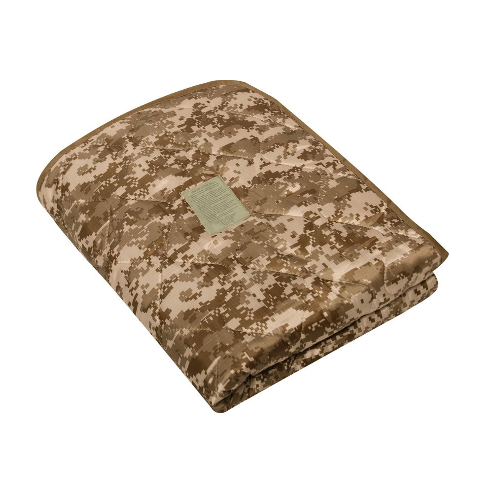 Rothco G.I. Type Camo Poncho Liner | All Security Equipment - 6