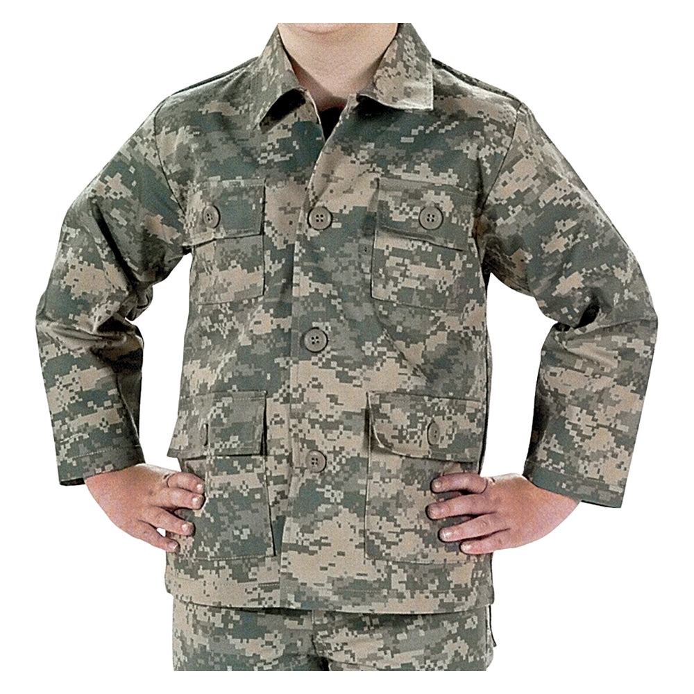 Rothco Kids Camo BDU Shirt (ACU Digital Camo) | All Security Equipment