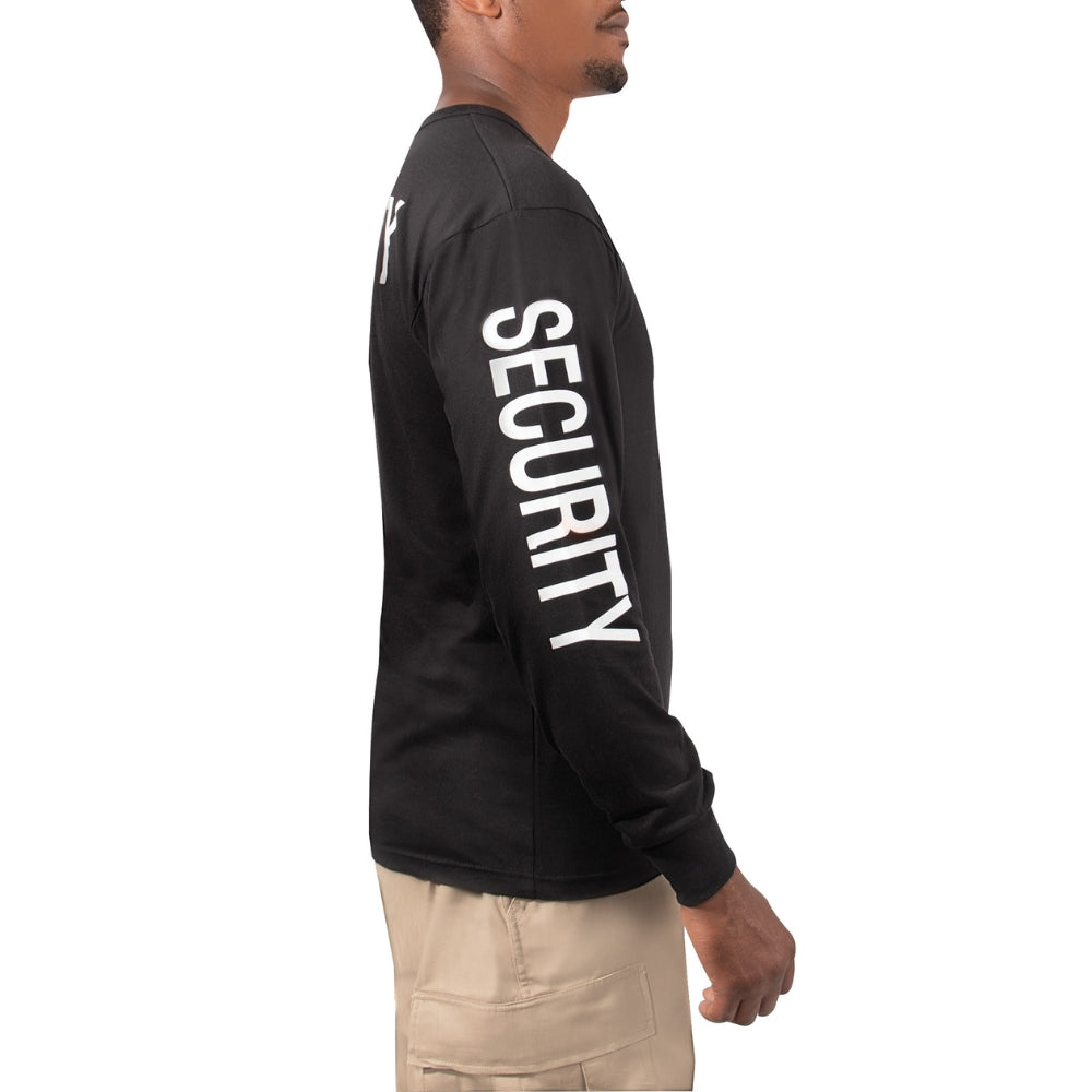 Rothco Long Sleeve Two-Sided Security T-Shirt | All Security Equipment - 3