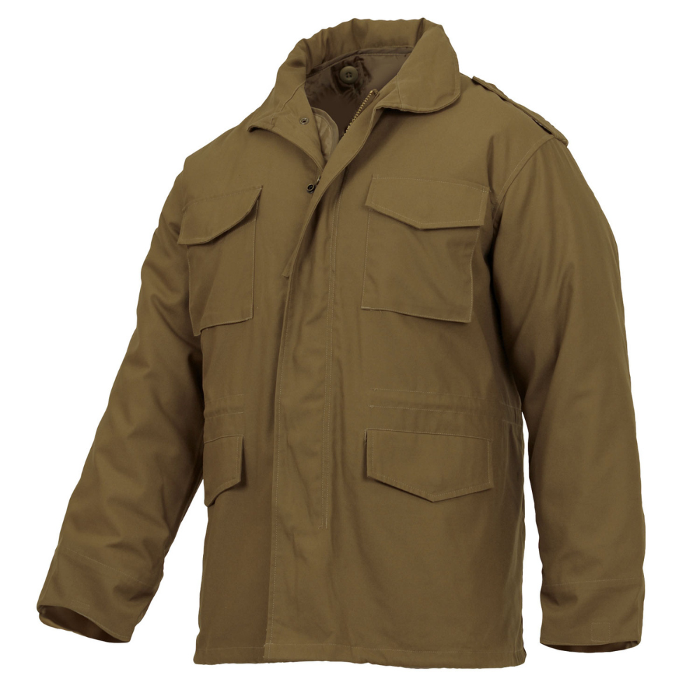 Rothco M-65 Field Jacket (Coyote Brown) | All Security Equipment Rothco M-65 Field Jacket (Coyote Brown) | All Security Equipment