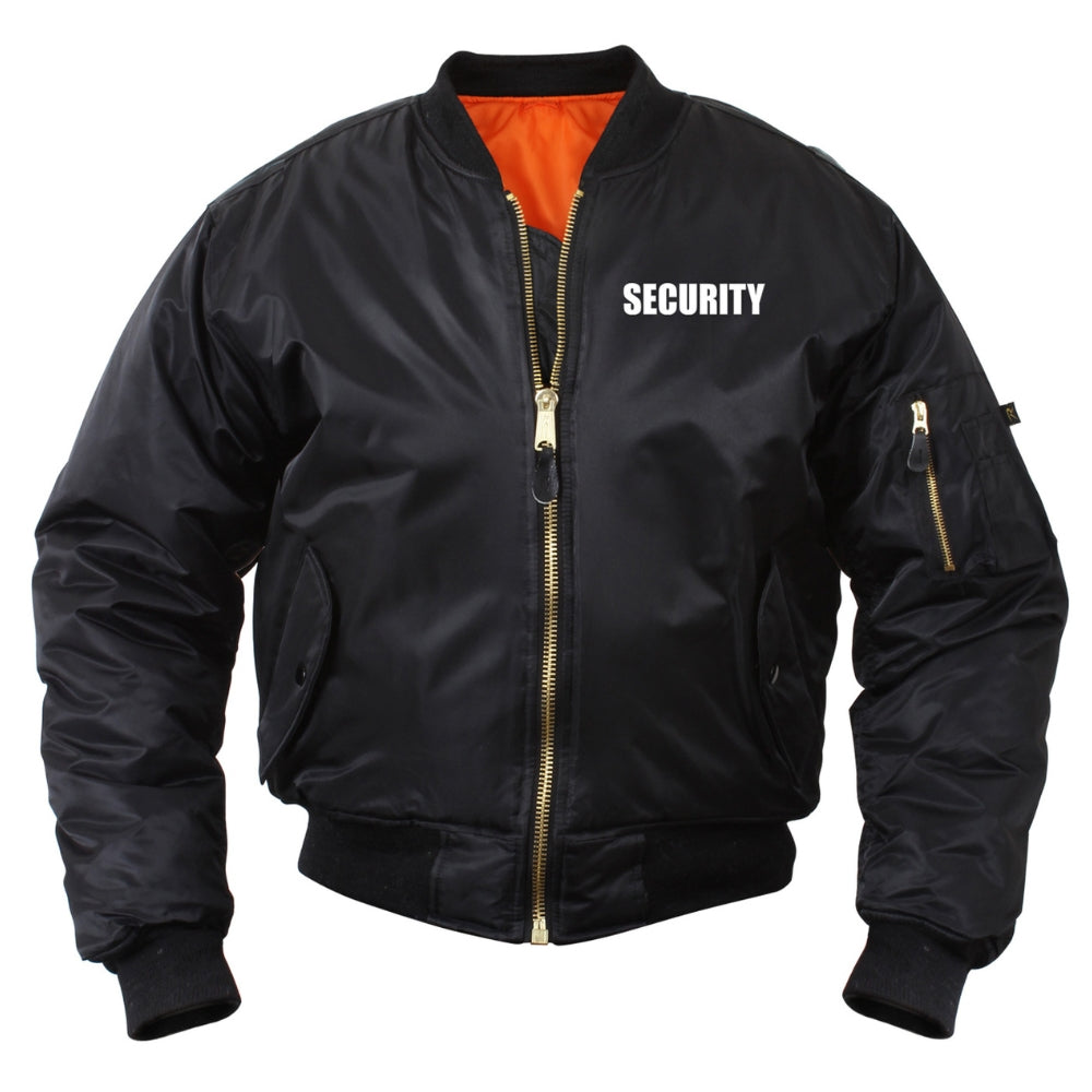 Rothco MA-1 Flight Jacket With Security Print | All Security Equipment - 1