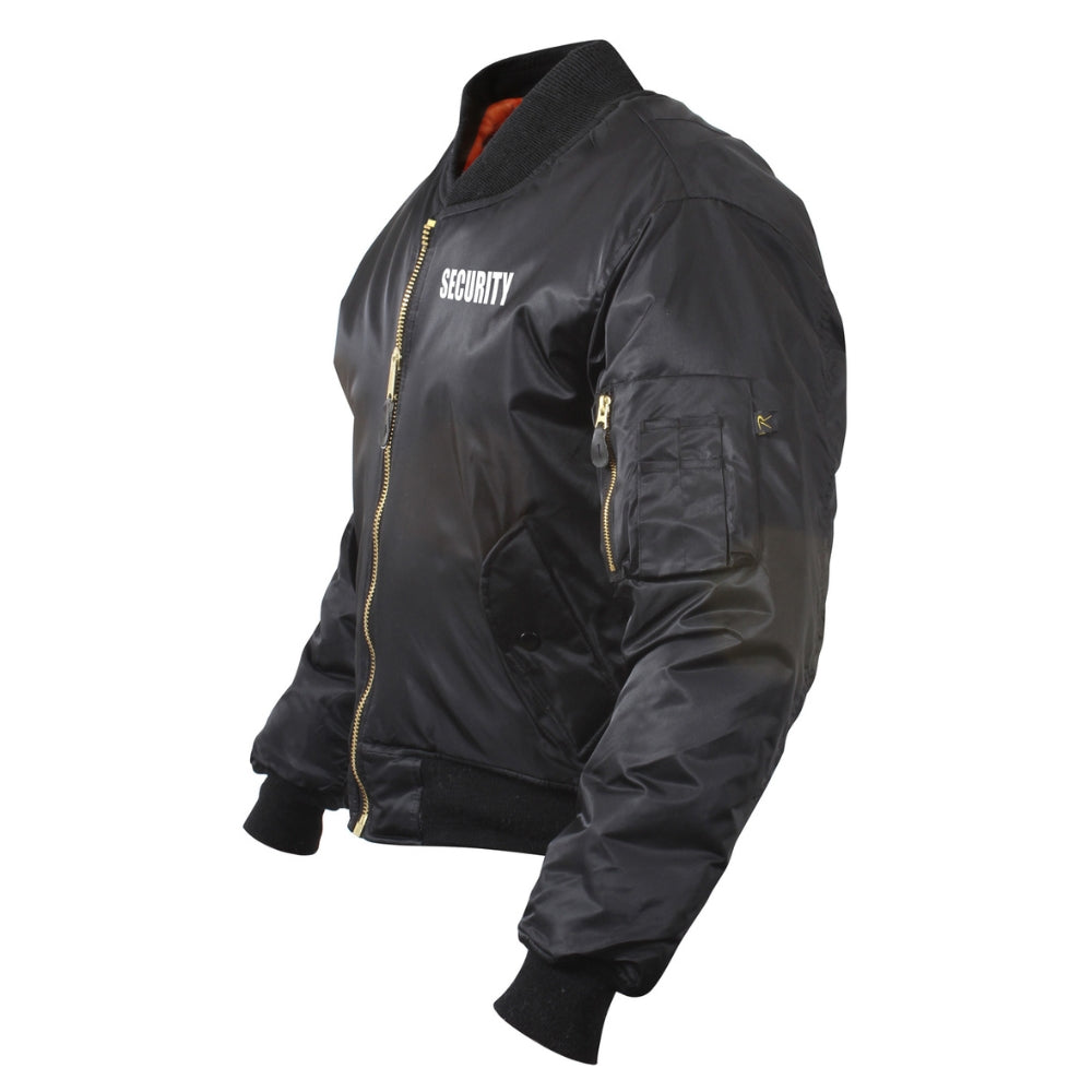 Rothco MA-1 Flight Jacket With Security Print | All Security Equipment - 2