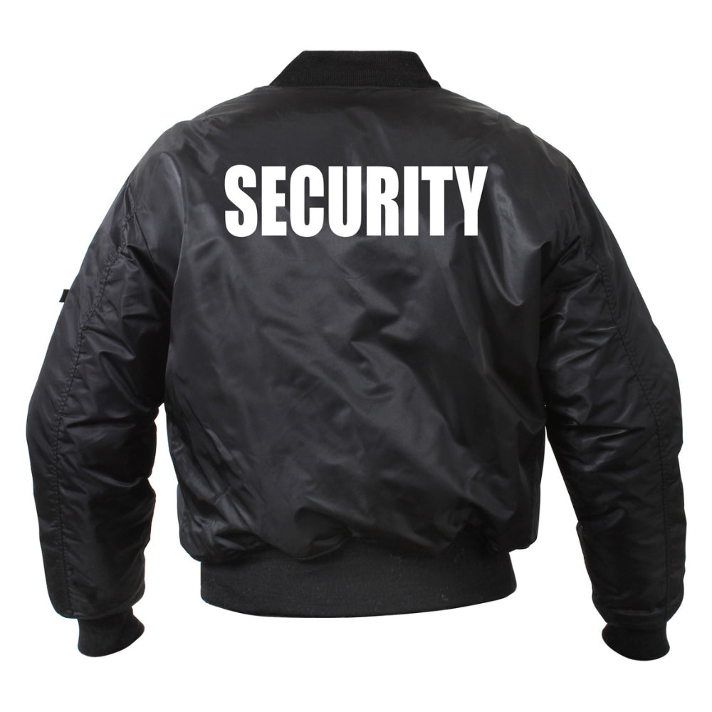 Rothco MA-1 Flight Jacket With Security Print | All Security Equipment - 3