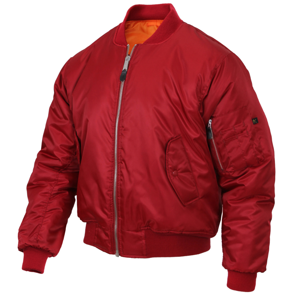 Rothco MA-1 Flight Jacket (Red) | All Security Equipment - 1