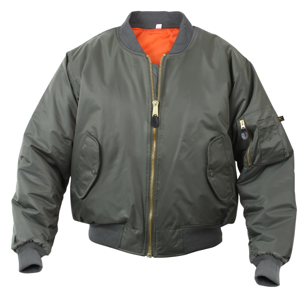 Rothco MA-1 Flight Jacket (Sage Green) | All Security Equipment - 1