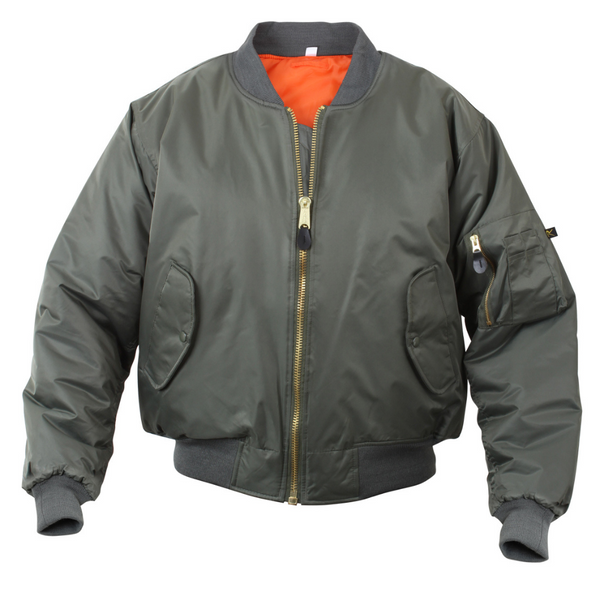 Rothco MA-1 Flight Jacket (Sage Green) | All Security Equipment Rothco MA-1 Flight Jacket (Sage Green) | All Security Equipment