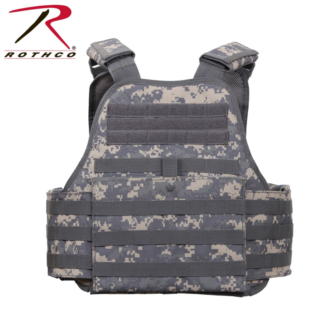 Rothco MOLLE Plate Carrier Vest (ACU Digital Camo)