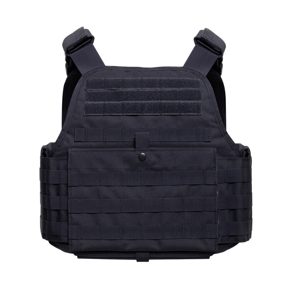 Rothco MOLLE Plate Carrier Vest (Midnight Navy Blue) - 1