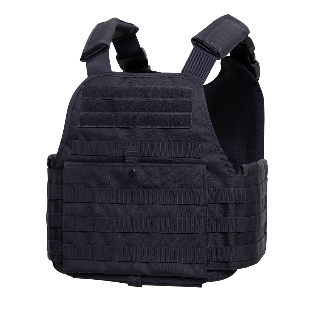 Rothco MOLLE Plate Carrier Vest (Midnight Navy Blue) - 2