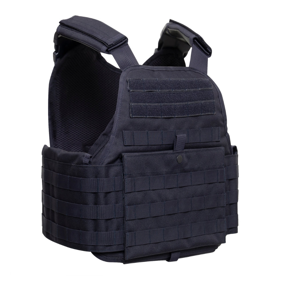 Rothco MOLLE Plate Carrier Vest (Midnight Navy Blue) - 3
