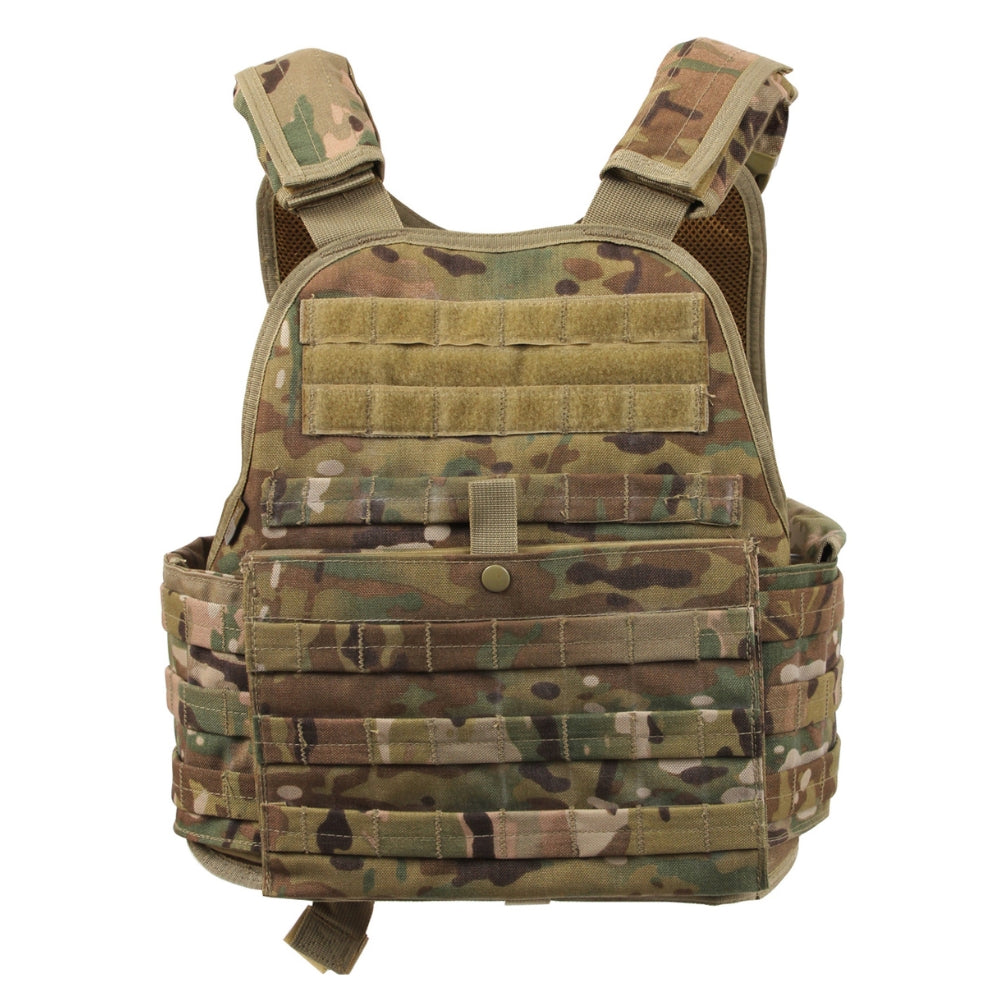Rothco MOLLE Plate Carrier Vest (MultiCam) | All Security Equipment