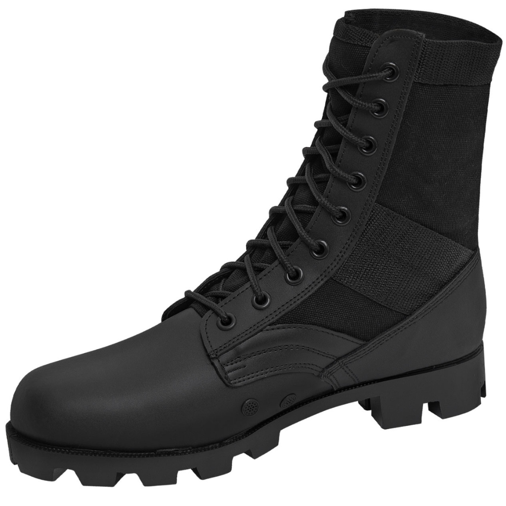 Rothco Military Jungle Boots - 8 Inch (Black) | All Security Equipment