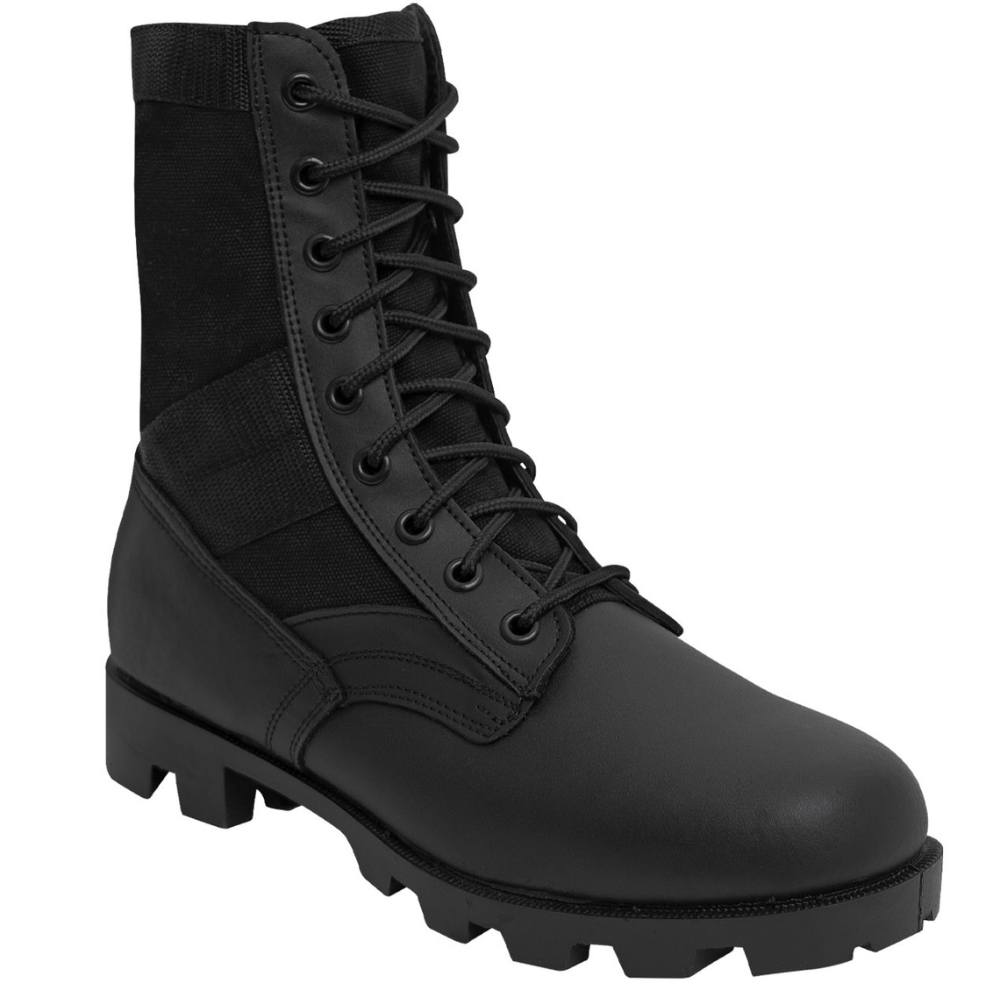 Rothco Military Jungle Boots - 8 Inch (Black) | All Security Equipment