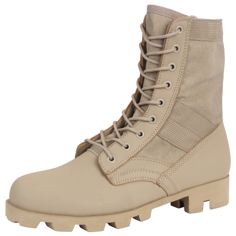 Rothco Military Jungle Boots - 8 Inch (Dessert Tan) - 1