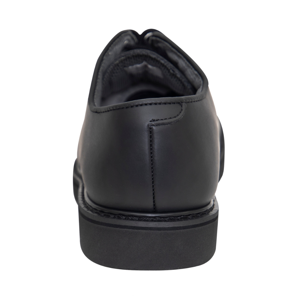 dlats military black leather oxford dress shoe Bates Men's Sentry High Shine Oxford Black Shoes (E01840)