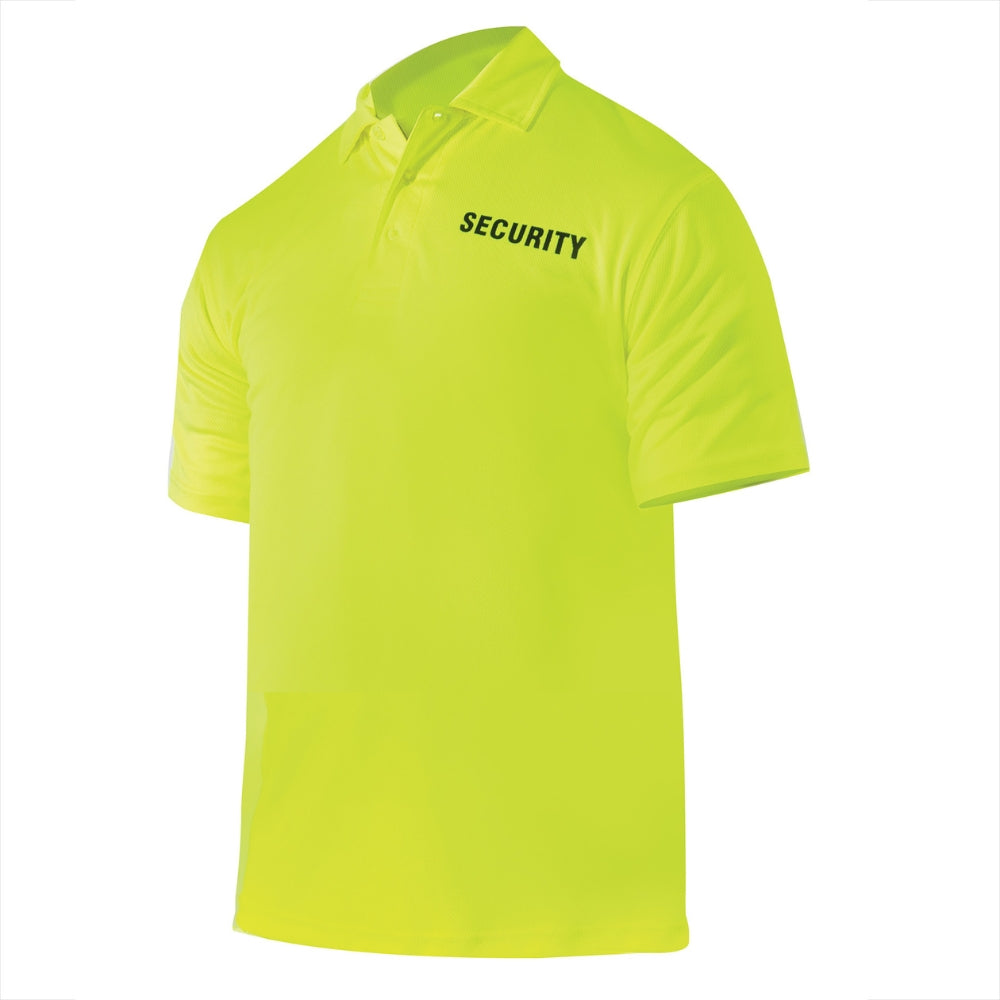 Rothco Moisture Wicking Security Polo Shirt (Safety Green) - 2