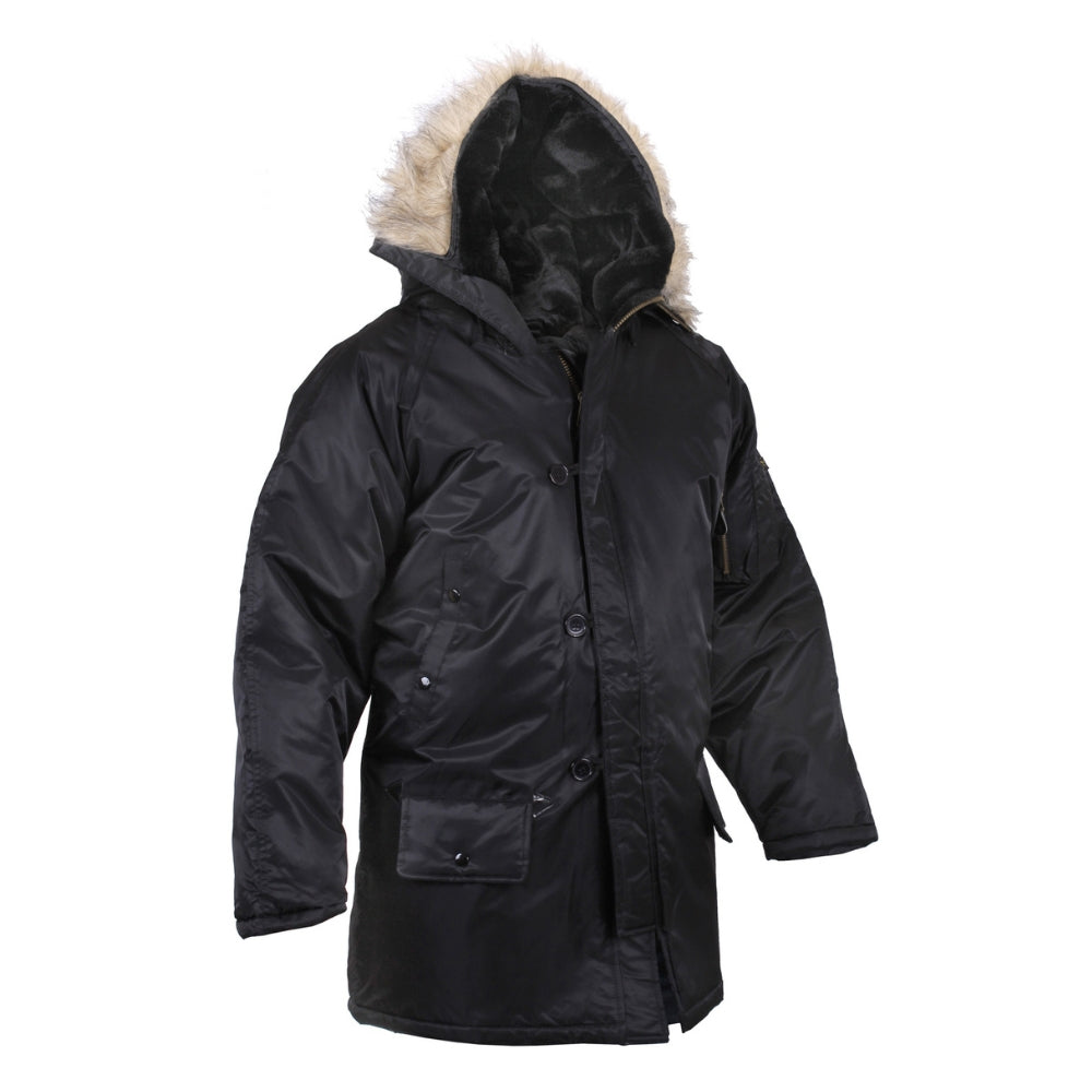 Rothco N-3B Snorkel Parka (Black) | All Security Equipment - 2