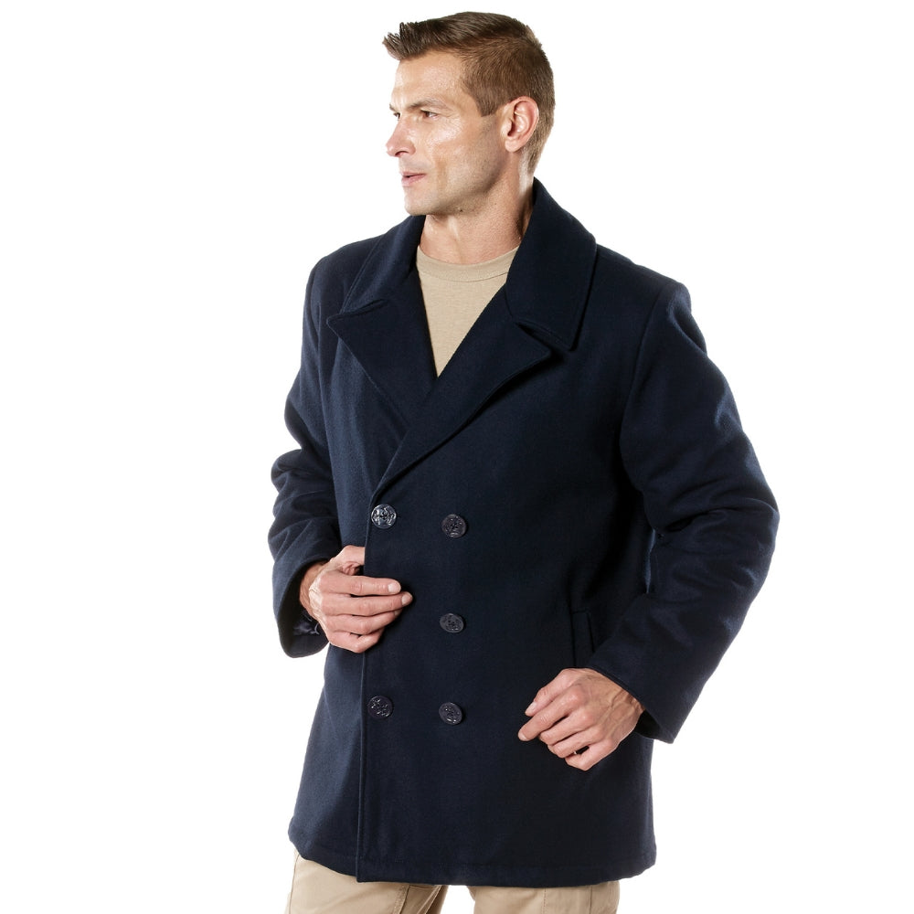 Rothco Naval Heritage Pea Coat (Navy Blue) | All Security Equipment - 1
