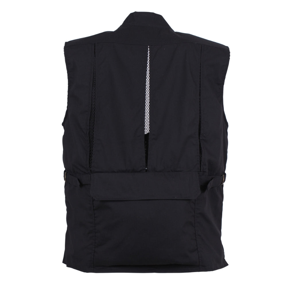 Rothco Concealed Carry Backwoods Canvas Vest Black / XL