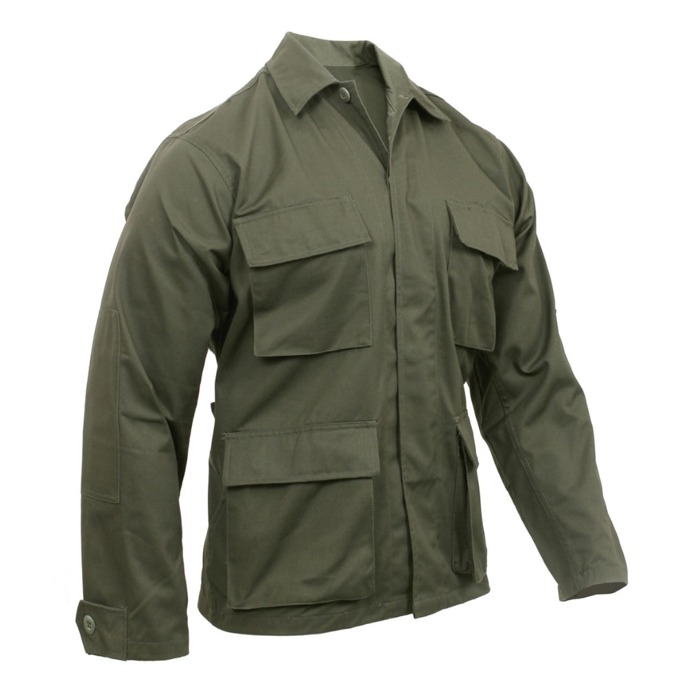 Rothco Poly/Cotton Twill Solid BDU Shirts (Olive Drab) - 1