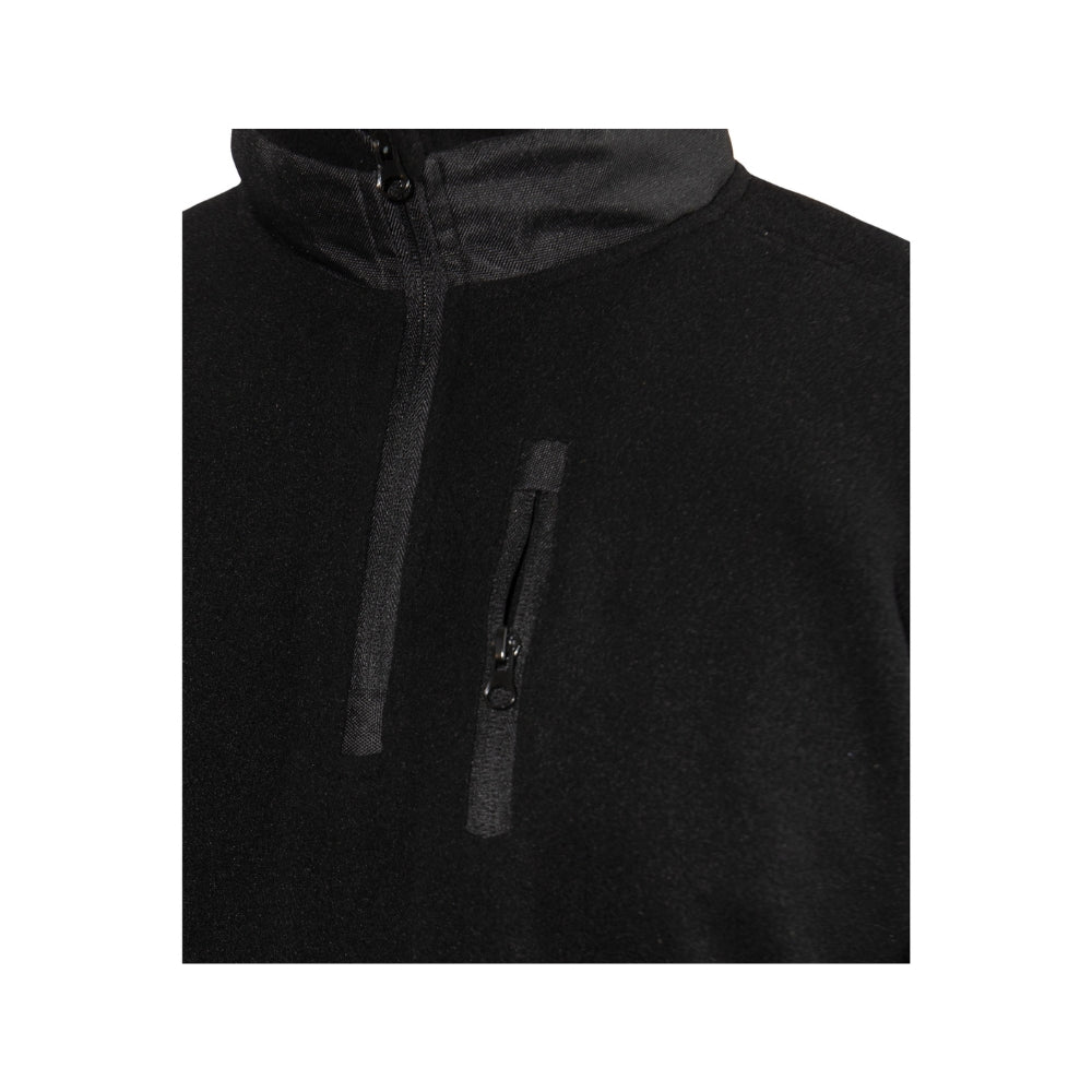 Rothco Quarter Zip Fleece Pullover (Black) | All Security Equipment - 5