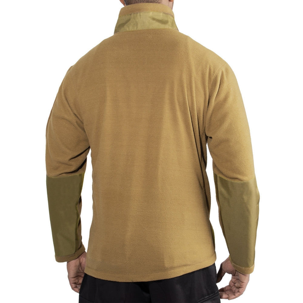 Rothco Quarter Zip Fleece Pullover (Coyote Brown) - 5