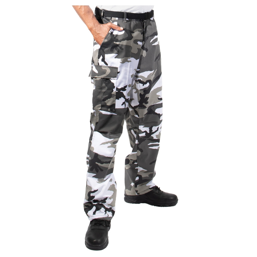 Rothco Relaxed Fit Zipper Fly BDU Pants (City Camo) - 2